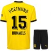 Original Trikotsatz Borussia Dortmund Hummels 15 Heimtrikot 2023-24 Für Kinder